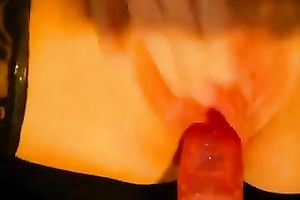 I engulf a marital-device and stuff my hairless gap with the sex toy