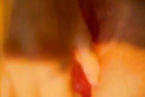 I engulf a marital-device and stuff my hairless gap with the sex toy