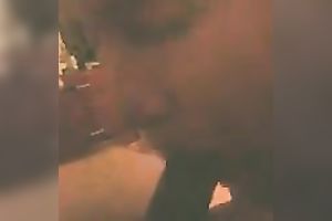 My mind blowing thick-lipped sweetheart sucks my long schlong