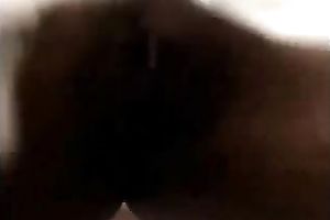 Astonishing non-professional paramour exposing her pink cum-hole closeup