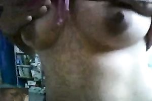 My Latina paramour shows her whoppers and a-hole for the livecam