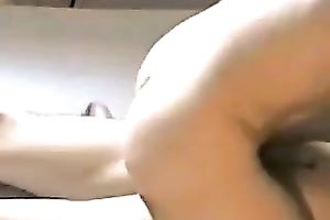 Passionate French girlfriend riding my dong in a cowgirl position