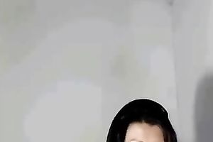 Long haired hilarious and cute Asian dark brown flashed her saggy marangos