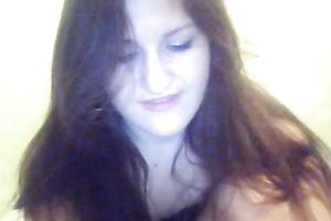 Amateur brunette cheating wife is feeling frisky and craves to play