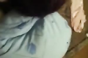 My marvelous brunette hair sweetheart blows my rod and spreads her legs