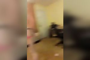 College dark brown girlfriend on POV sex movie blowing my ramrod