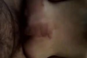Busty and plump brunette hair white women busy with my shlong in her face hole