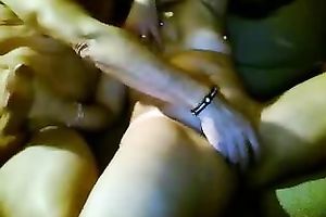 Hot milf hotwife sucked a large 10-Pounder of her spouse on cam