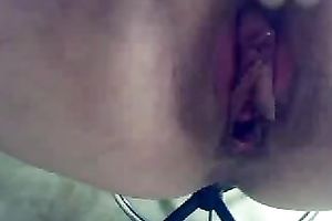 Nasty white wife of mine is sure her hairless cunny still looks marvelous