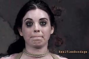 Bosomy raven haired babe with great body overspread with oil is toyed well