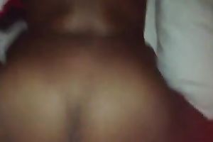 My curvy brown jock permeating the stacked dark arse of my GF