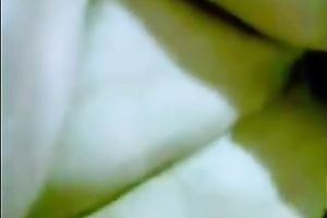 Ugly Arab chick with svelte natural body masturbating on web camera