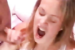 Two teeny college cuties let me screw their constricted assholes