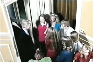 Sizzling hot and breasty dark brown cutie on top of her man