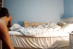 This blond floozy is such a show off on the webcam