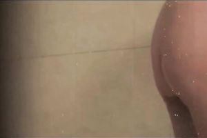 Hidden non-professional webcam episode of my bootylicious GF taking shower