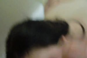 Hefty big beautiful woman bitch wishes me to cum on her face in the washroom