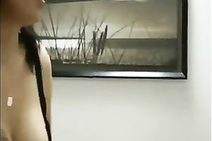 Big breasted ravishing black haired nympho jerks off my buddy's meaty cock