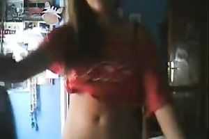Marvelous legal age teenager sweetheart on livecam rubs her snatch with her fingers
