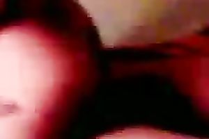 Malaysian brunette slender white women was blowing unyielding rod of her stud