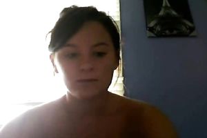 Brunette dilettante cutie and her additional sensitive love tunnel