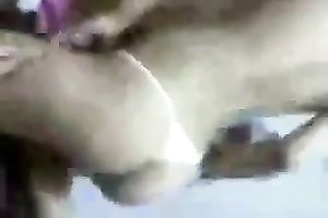 Dark haired perverted dark brown girlie gets pussy eaten by her BF in sex tape
