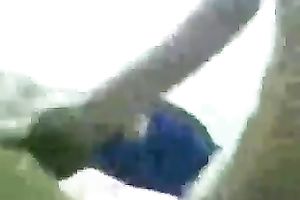 Dark haired perverted dark brown girlie gets pussy eaten by her BF in sex tape