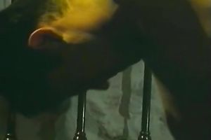 NIce blowjob from hot and perverted sweetheart in her hawt taut pants