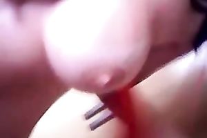 My seductive Latina beauty flashes her marvelous large boobies and nice rack