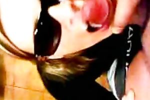 Pure stranger blondie sucks my cock and receives facial in the college