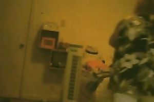 My horny big beautiful woman amateur wife changes her clothing in a bedroom