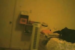 My horny big beautiful woman amateur wife changes her clothing in a bedroom