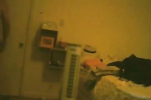 My horny big beautiful woman amateur wife changes her clothing in a bedroom