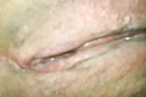 My wife's moist shaved cum-hole is tickled in steamy close-up vid