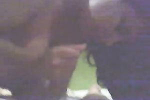 Busty dark brown Mexicana milfi wanking my pecker with enjoyment