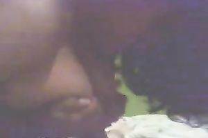 Busty dark brown Mexicana milfi wanking my pecker with enjoyment