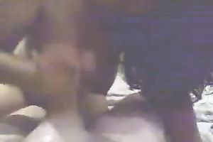 Busty dark brown Mexicana milfi wanking my pecker with enjoyment