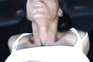 Huge breasted black haired white women of mine likes missionary style fuck