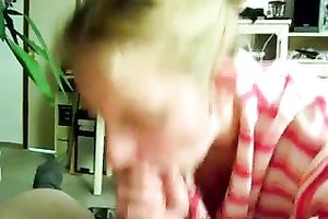 My cute golden-haired girlfriend gives me head which is more excellent than no thing