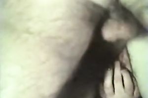 Awesome classic foursome with sexy brunette hair and blondie