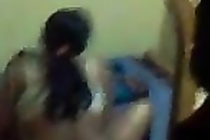 Filthy Indian whore riding hard rod in a cowgirl position