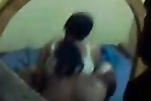 Filthy Indian whore riding hard rod in a cowgirl position