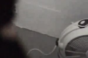 Skinny brunette hair non-professional sweetheart spied with camera in the dressing room