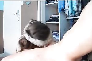 She firs takes thick cock in her constricted recent fur pie and then sucks it