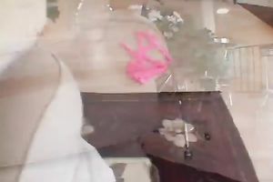 Bubble booty swarthy hottie sucks a BBC and takes a wonderful ride on it