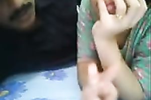 Indian busty amateur youthful BBC slut shown and groped on livecam