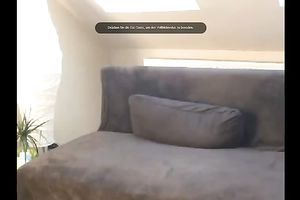 Hot web camera kitty fingering her pussy in solo masturbation