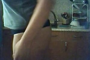 Ardent dilettante breasty cam floozy showed off her quite nice bra buddies