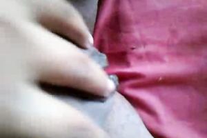 Cute hotwife filming herself during masturbation in the bedroom