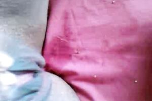 Cute hotwife filming herself during masturbation in the bedroom